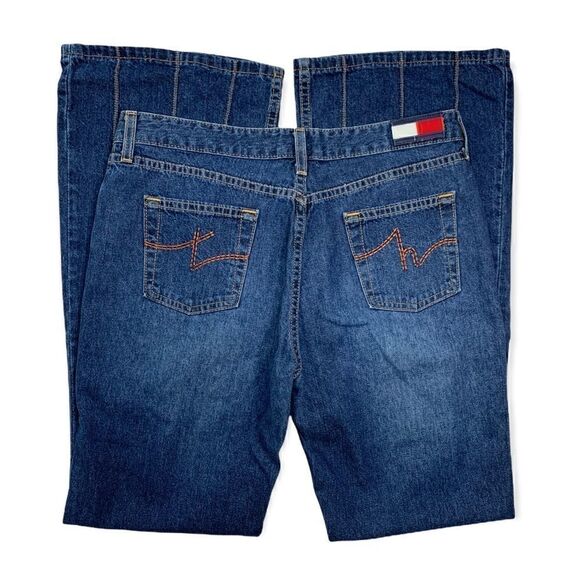Tommy Hilfiger women’s  Pintuck Flare Jeans Size 30 - Picture 7 of 10